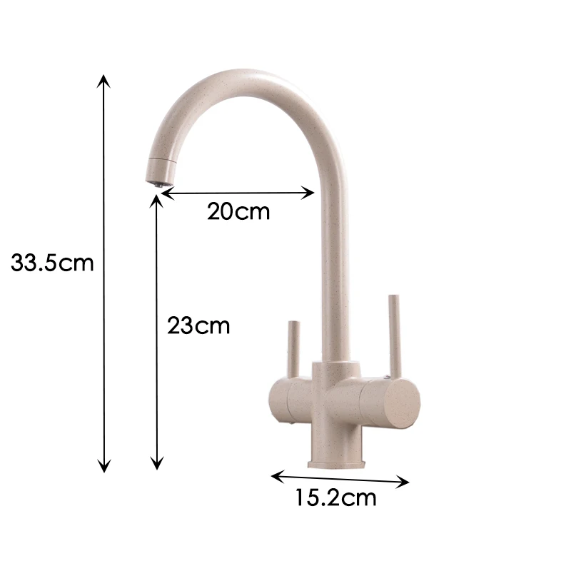  Purification Features Dual Handle Sink Filtered Taps Mixer Crane Kitchen drinking water Faucets 360 - 32879770478