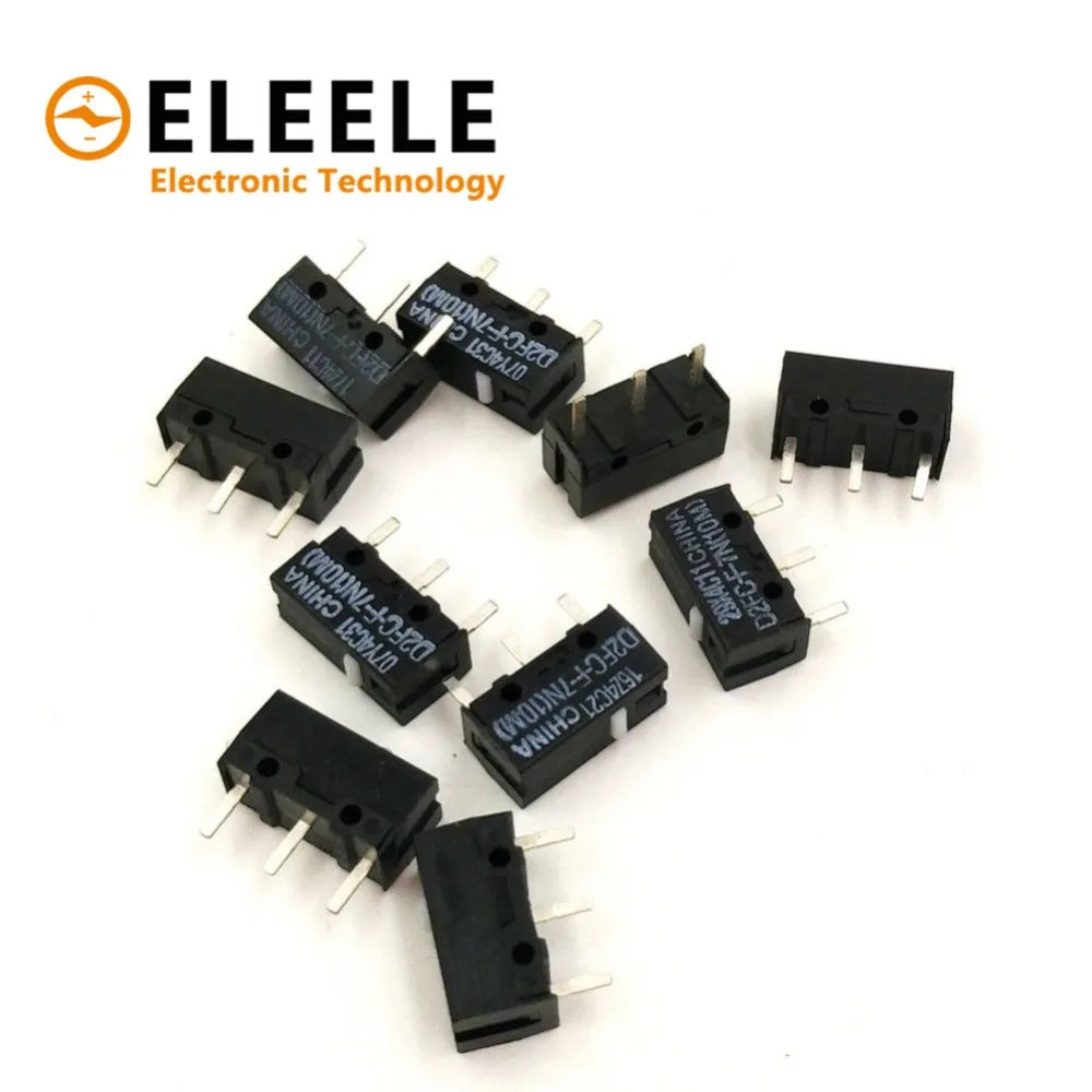 

OMRON Micro Switch 10PCS Microswitch D2FC-F-7N For Mouse Button Fretting D2F-J Microswitch PN35