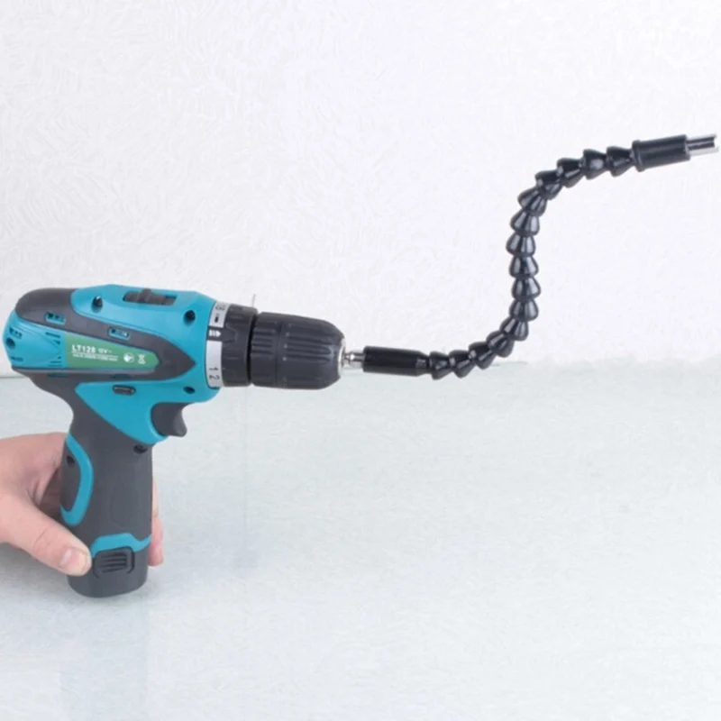 

1pcs electric drill screwdriver bit multifunctional universal Snake flexible hose Cardan shaft connection soft extension rod