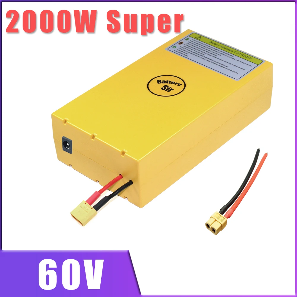 

No Tax 60V 2000W Lithium ion eBike Battery Pack Electric Scooter Battery For Harley Scooter Electric Bicycle
