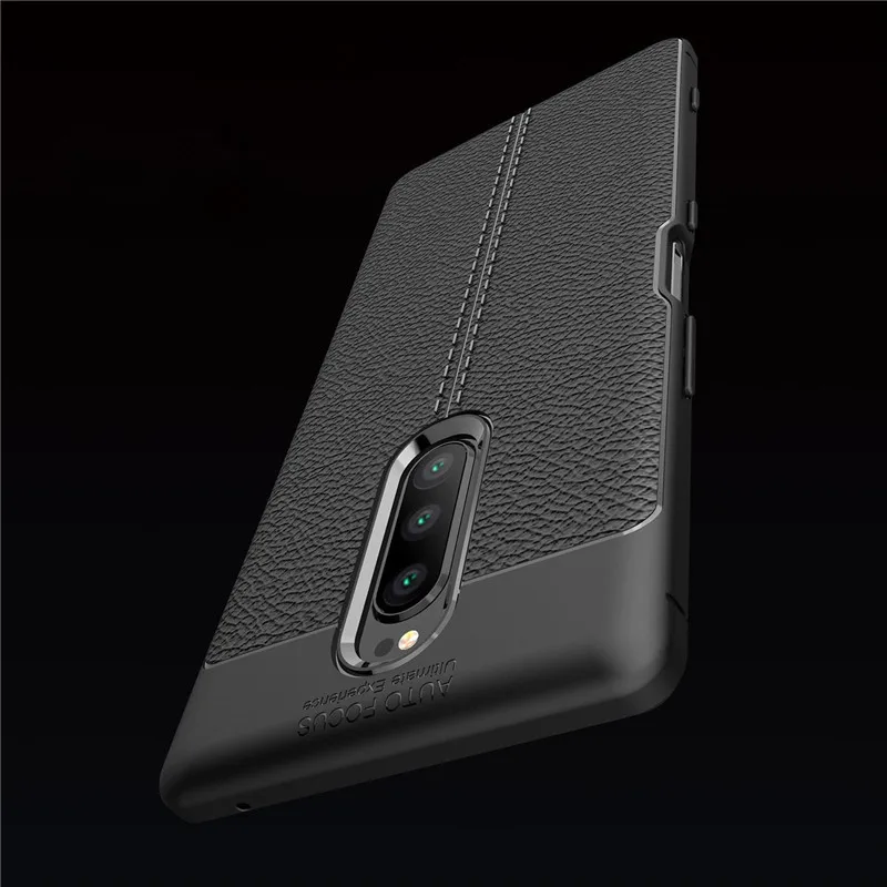 Мягкий силиконовый чехол из искусственной кожи для Sony Xperia XZ4 XZ1 XZ3 XZ2 Compact XA1 XA2 XA3