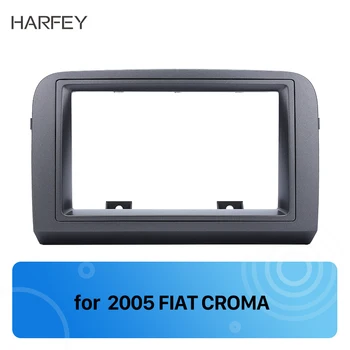 

Harfey 2Din CD Radio Trim Installation Kit Fascia Frame for FIAT CROMA 2005 Dashboard Stereo Dash Frame Panel Black Color new