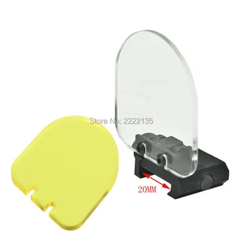 

Hunting Airsoft Riflescopes Bulletproof lens protector Airsoft Red Dot Sight Scope RiflescopeTransparent Lens Protector