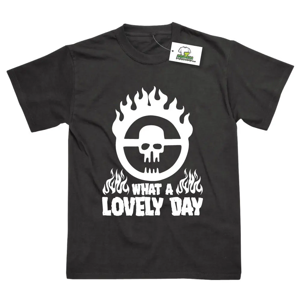 What A Lovely Day Inspired by Mad Max Warboys Футболка с принтом Топ 100% хлопок Humor Мужская футболка