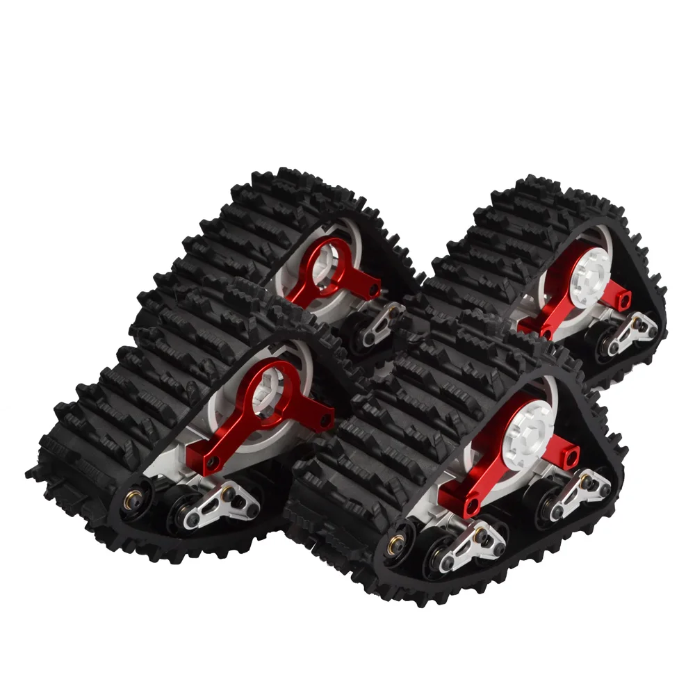 RC TRX4 треки колеса сандмобиль преобразования снега шины для 1/10 RC Traxxas Trx4 обновления частей - Цвет: 4pcs