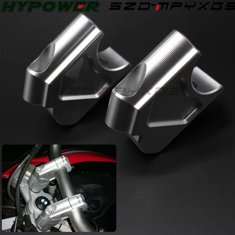Для BMW F800GS/F800R/F800GT серебряные аксессуары для мотоциклов Ручка Бар Зажим выпуклый