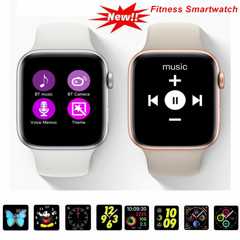 

Fitness Smartwatch Heart Rate Monitor Sport Watch Call Reminder Bluetooth Control Wireless Charging Smart Watch Reloj Deportivo