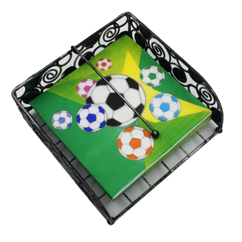 

20pcs/lot Football Napkins Kids Birthday Wedding Party Supplies Football Paper Napkins Happy Birthday Festival Party Supplies