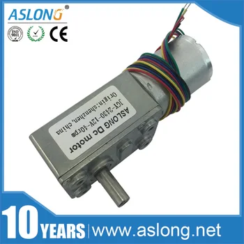 

JGY-2430 12 Volt DC Worm Brushless Gear Motor Reduction Gearbox Engine Self-locking Reversible Geared Motor 24VDC Tachogenerator