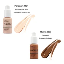 PHOERA рассыпчатая пудра матовый цвет лица увлажняющий гель крем маскирующая Жидкая основа 30 мл натуральная мода Mar21