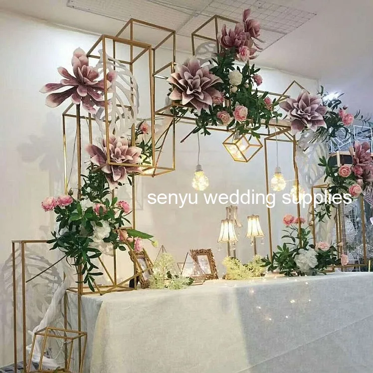 Details about   Iron Arch Stand Wedding Outdoor Decoration Floral Backdrop Frame Metal Accessory 