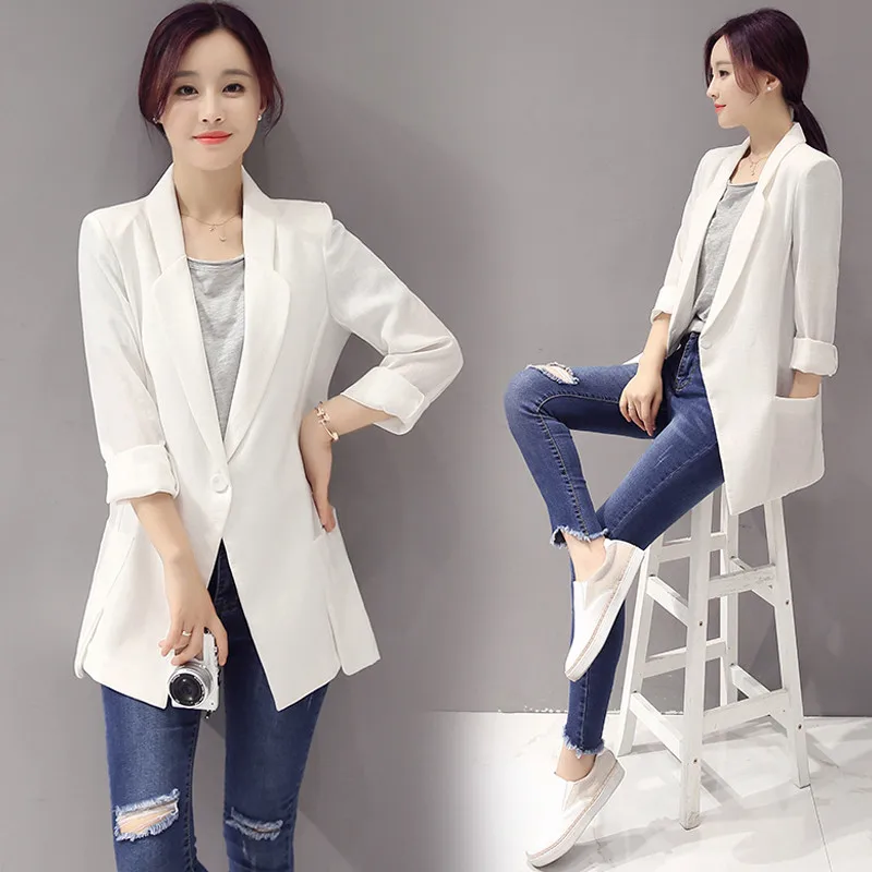 Fashion Plus Size Ladies Blazer Jacket Business Suit