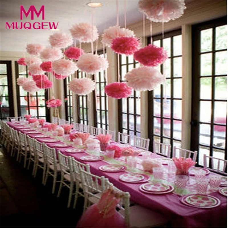 tissue paper centerpieces baby shower