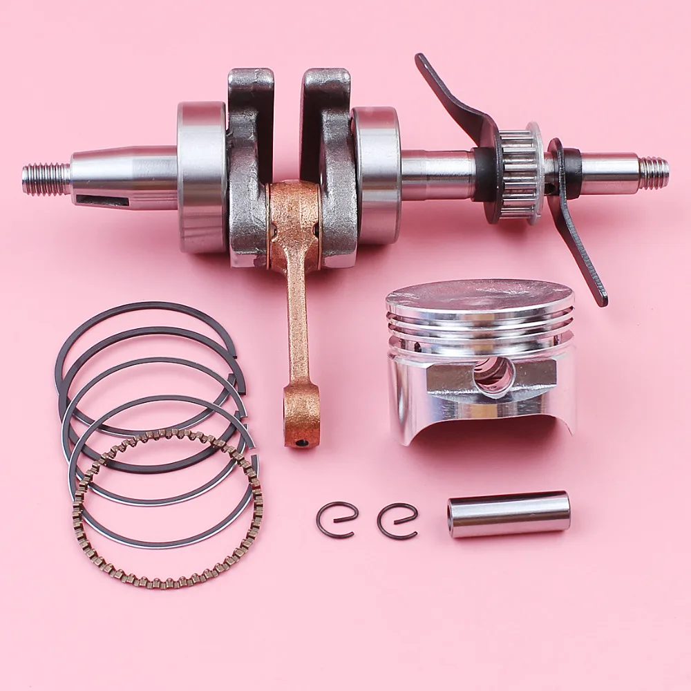 Kit De Pistón Y Cigüeñal 39/40 Mm Compatible Con Hon*da GX35 Y 140F – Incluye Anillos Y Pasador