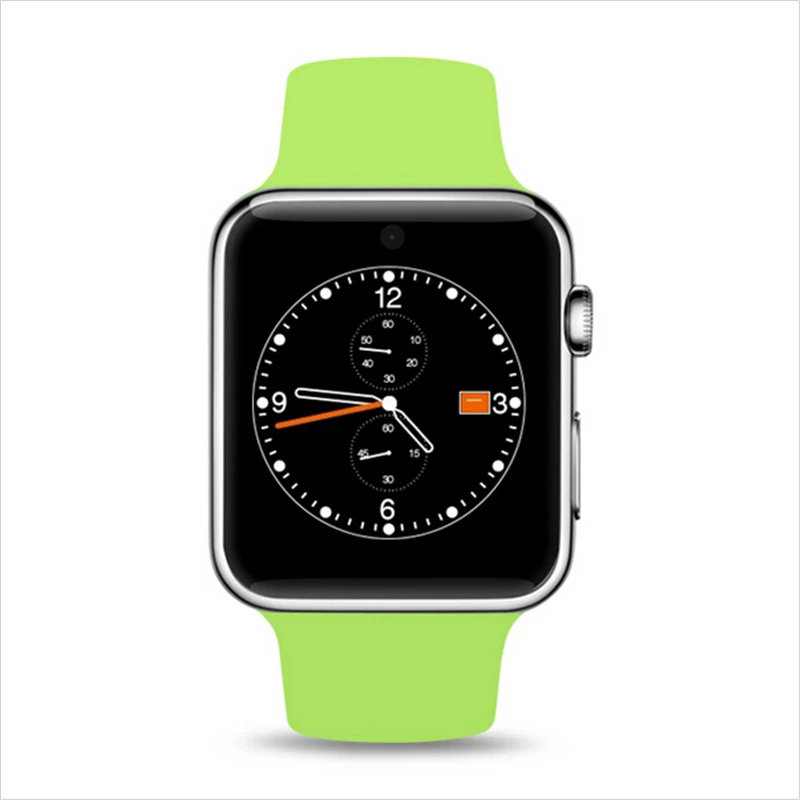 Умные часы 1,54 дюйма 2G умные часы женские удаленные камеры для Android ios VS GT88 DZ09 iwo 1:1 часы - Цвет: green