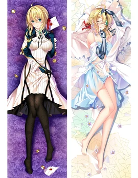 

2018-August Anime Violet Evergarden characters sexy Violet Evergarden Dakimakura body pillow case cover hugging Body pillowcase