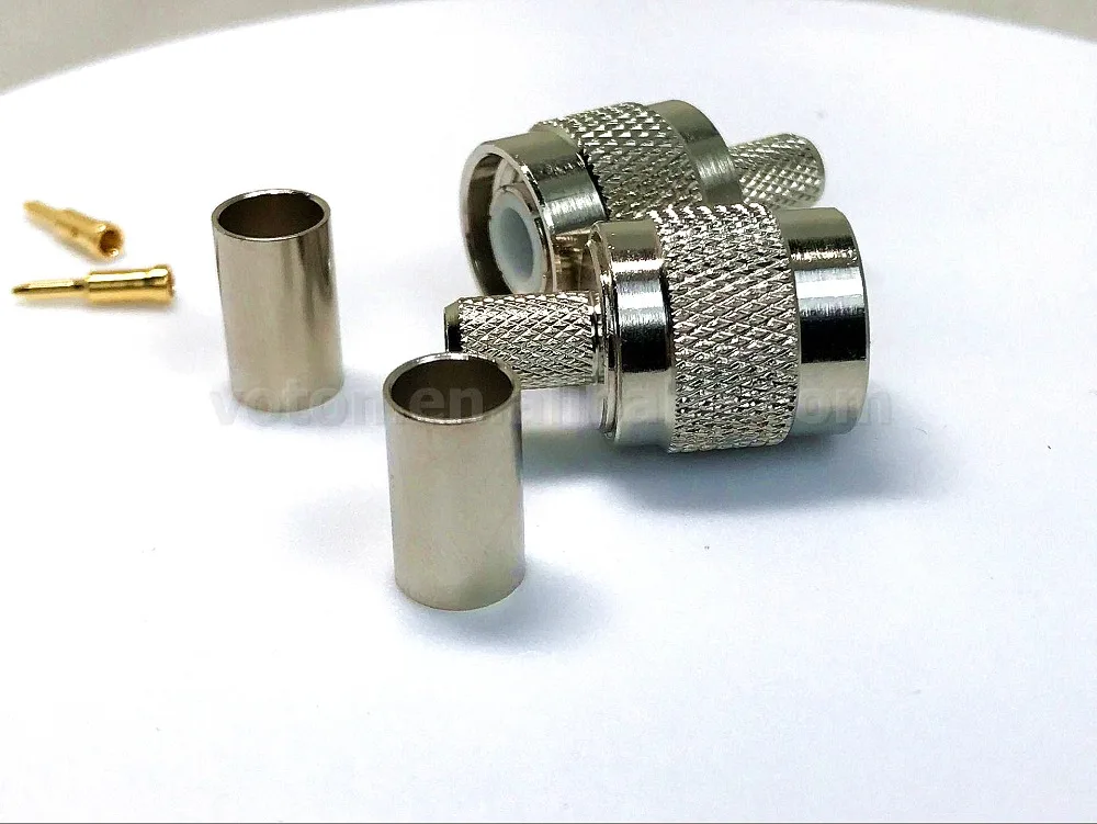 TNC male straight connector crimp for LMR240 cable1