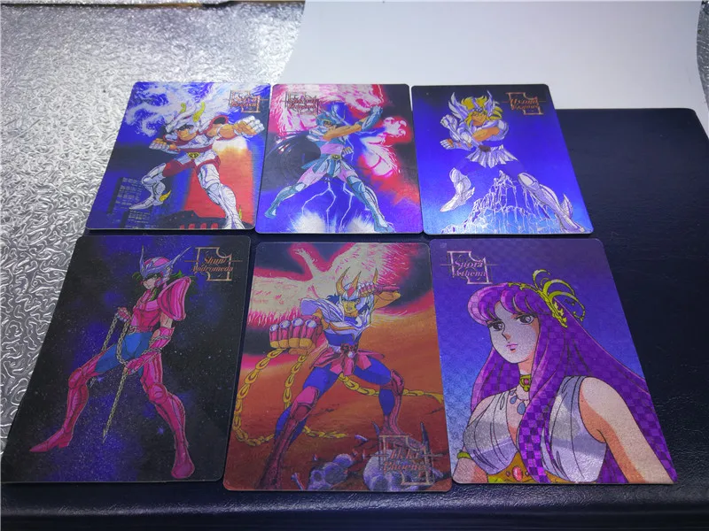 

6pcs/set Saint Seiya Childhood Memories Toys Hobbies Hobby Collectibles Game Collection Anime Cards