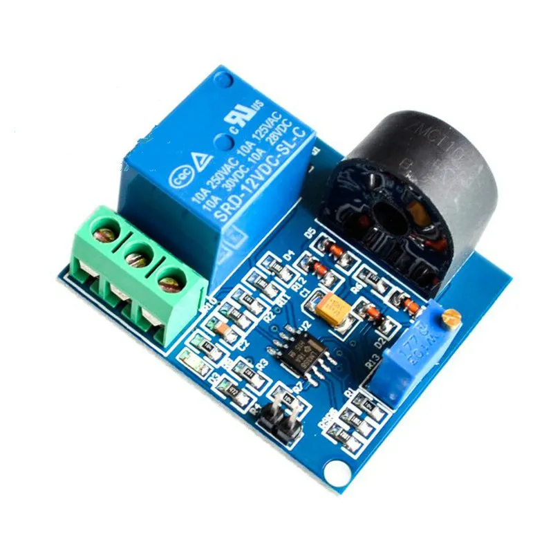 

5A Overcurrent Protection Sensor Module AC Current Detection Sensor 12V Relay