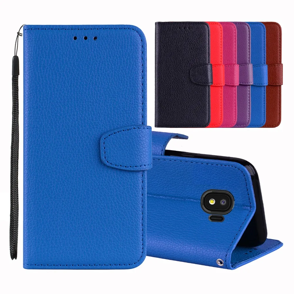 

1pcs/lot free shipping With Photo Frame Case Soft TPU + PULeather Lychee Wallet Case For Samsung J7 Prime 2 J2 PRO 2018