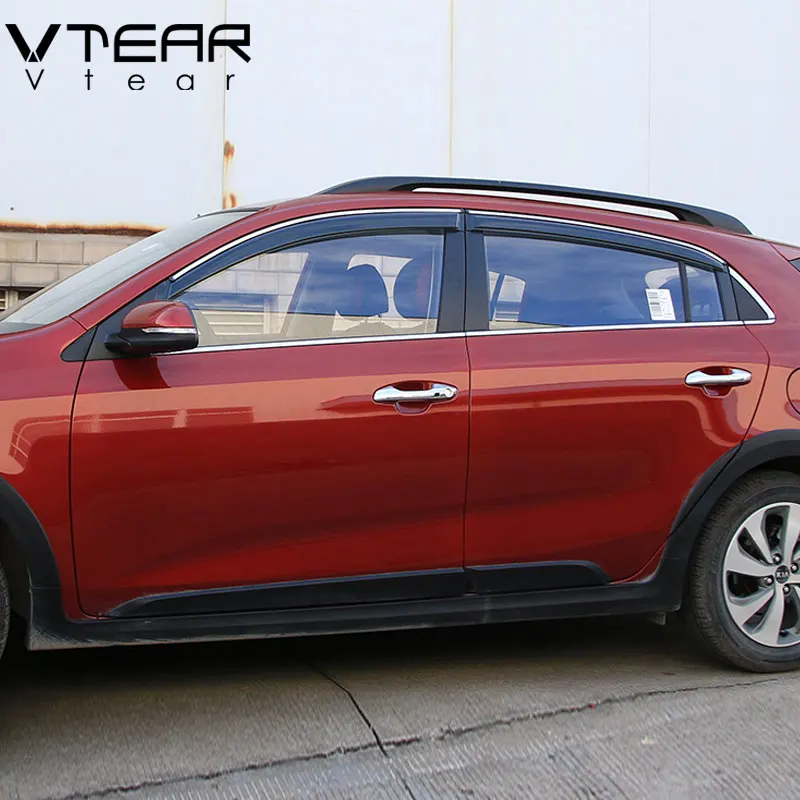 Vtear аксессуары для Kia Rio X Line 5 защита от дождя окно козырек дефлекторы отделка