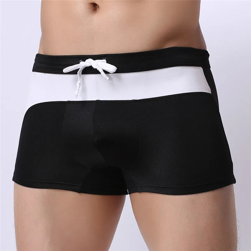 2018 New Mens Swim Briefs Swimwear Sports Shorts Boxers Underwear Men Comfortable Breathable Male Panties Trunks #2J19  (1)