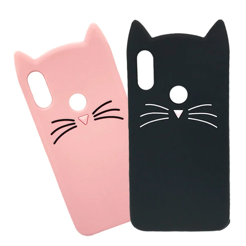 

3D Soft Silicone TPU Case For Xiaomi Mi A1 A2 Lite 5X 6X Mi9 Mi8 Cute Cartoon Cat Case For Redmi Note 7 6 5 Pro 4 4X 5A 6A S2