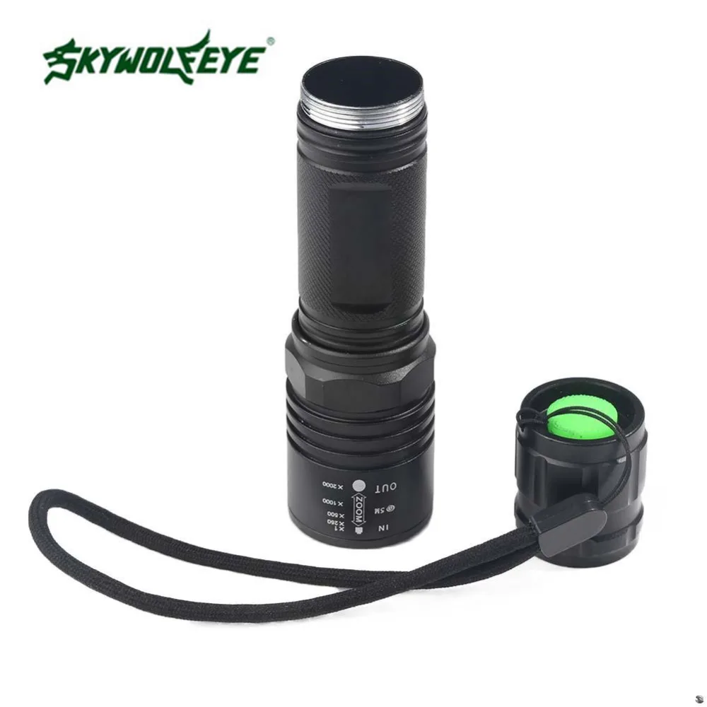 LED Flashlight Focus 3000 Lumens 4 Modes T6 18650 Torch Lamp Powerful t6 bike light super flashlight | Освещение