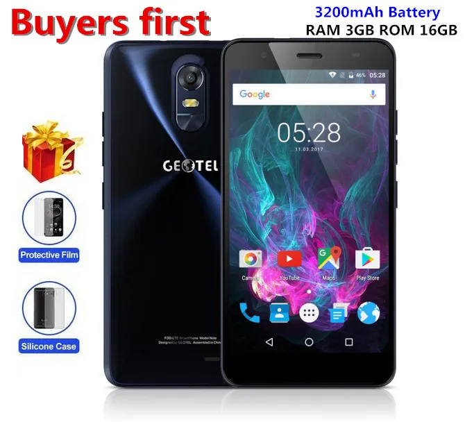 bilder für Original Geotel Note 4G LTE 5,5 "MTK6737 Quad Core 3 GB RAM 16 GB ROM Smartphone Android 6.0 3200 mAh GPS OTA 8.0mp Handy bilder für Original Geotel Note 4G LTE 5,5 "MTK6737 Quad Core 3 GB RAM 16 GB ROM Smartphone Android 6.0 3200 mAh GPS OTA 8.0mp Handy