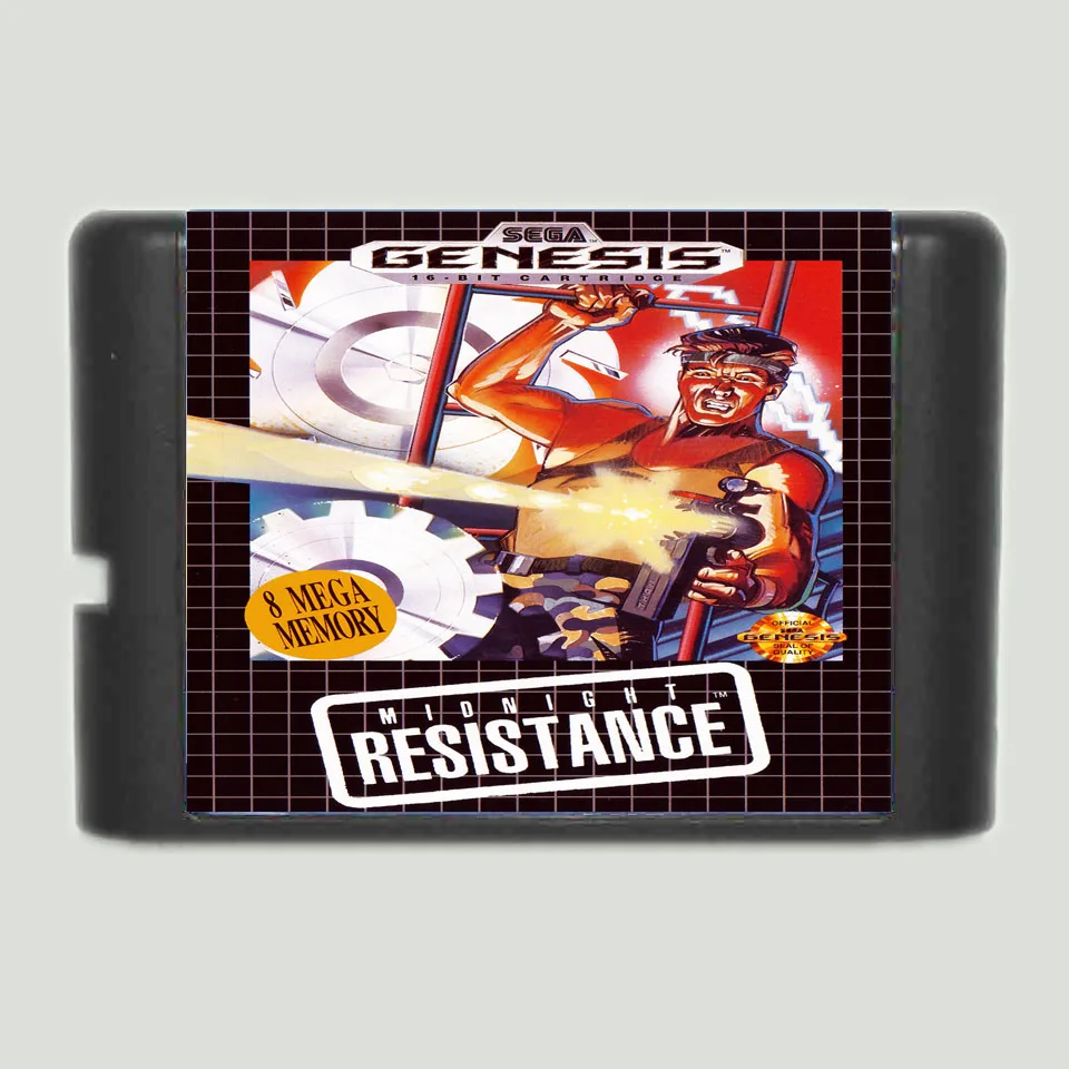 

Contra 3 Midnight Resistance 16 Bit Game Card For Sega Mega Drive & Sega Genesis