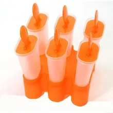 Lolly Mould Tray Pan Kitchen Gadgets Summer Cool 6 Cell Ice Cube Molds Popsicle Maker DIY Ice Cream Tools Cooking Tools