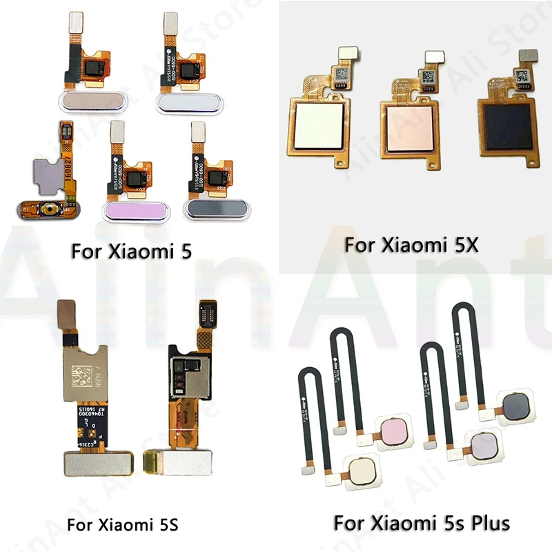 

Original Back Home Button Fingerprint Sensor Flex Cable For Xiaomi Mi 5 5X 5c 5s Plus Fingerprint Sensor Flex