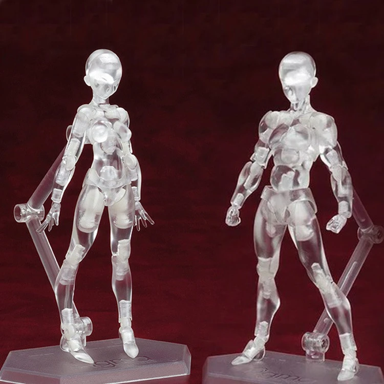 

Figma Archetype She & He Action Figure Transparent Ver. She & He Doll PVC ACGN figure Toys Brinquedos Anime 145MM