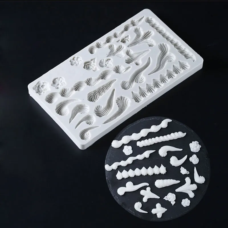 European Emboss Lace Silicone Mold Fondant Mould Cake Decorating Tool