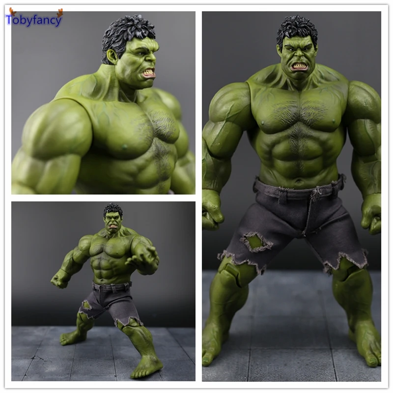 

Tobyfancy The Avengers Red Hulk Action Figure Collectable Model Muscle Man Joints PVC Superman Crazy Toy Gift 26CM