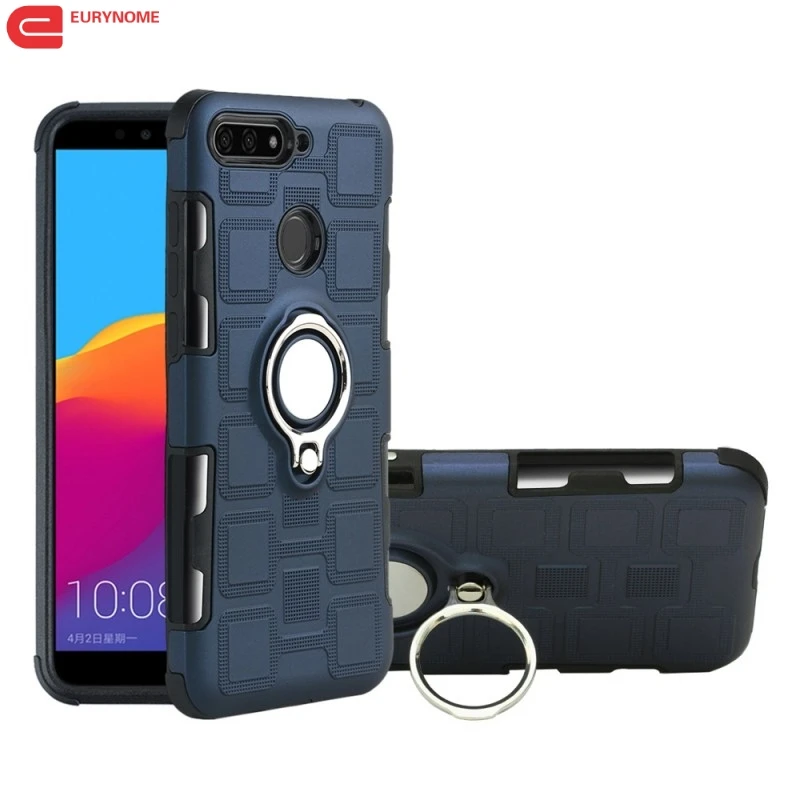 

Shockproof Case for Huawei Honor 7C Aum-L41 5.7 Case Magnetic Bracket Ring Armor Silicone Cover for Huawei Honor 7C Russian Case