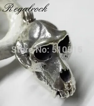 

Hot Fashion 3D Apes Cranium Dinosaur Skull Pendant Necklace