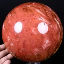 Xd j00575 Огромный красный КВАРЦ Сфера, хрустальный Шар