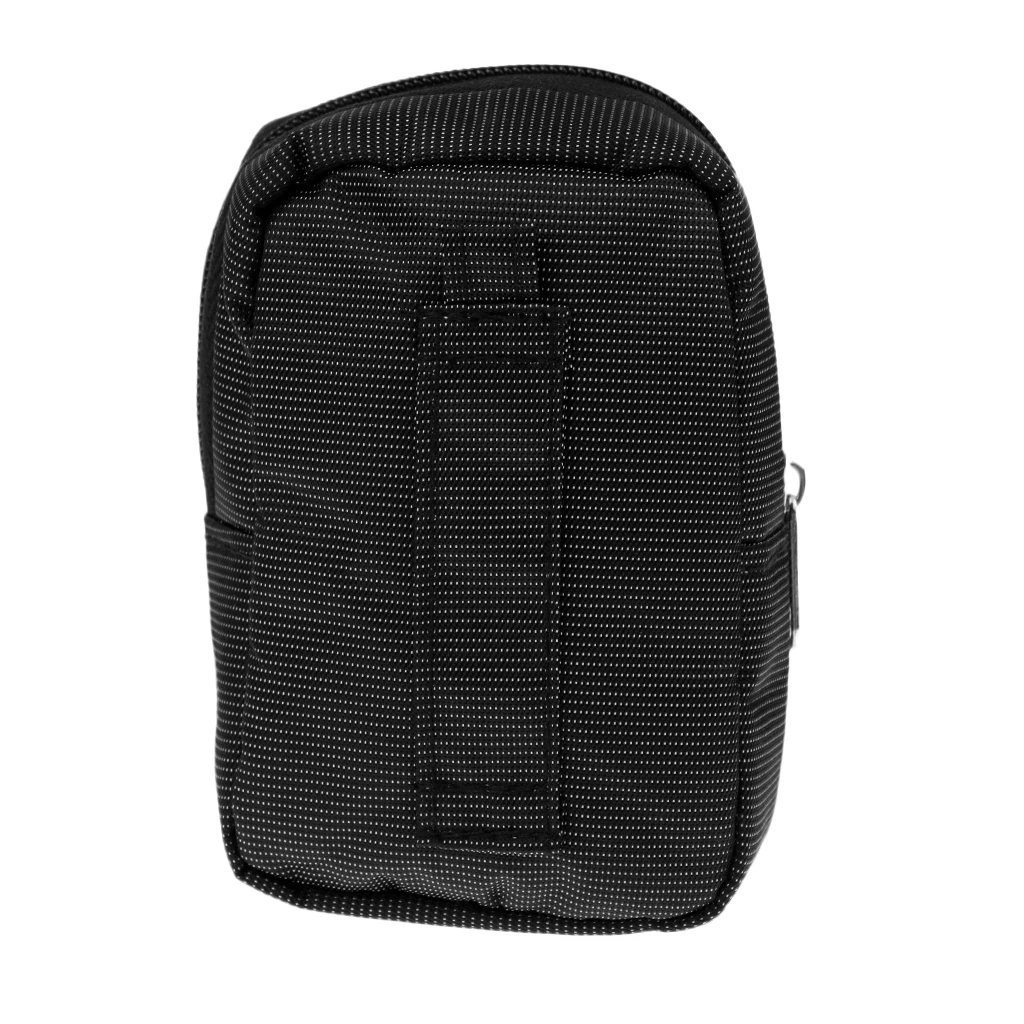 Professional Canvas Golf Ball Holder Bag & Zipper Closure - Used for Storage Golf BallsTees Divot Tools Ball Markers Accessories