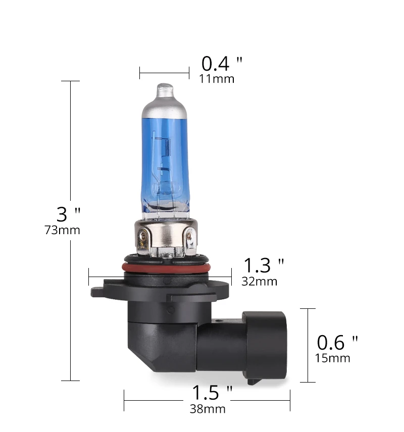 Отражатели 2 шт мощностью 12V для изготовления 42вт 5500-6000K H10 авто фары лампы супер белый галогенная лампа