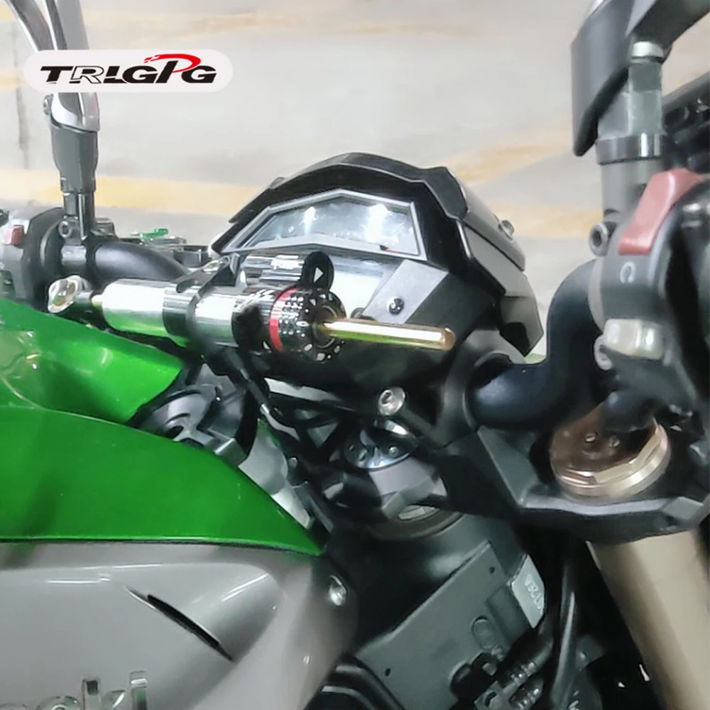 Для Kawasaki Z1000 Z 10002014- CNC регулируемый мотоциклетный Линейный Обратный рулевой демпфер с кронштейном