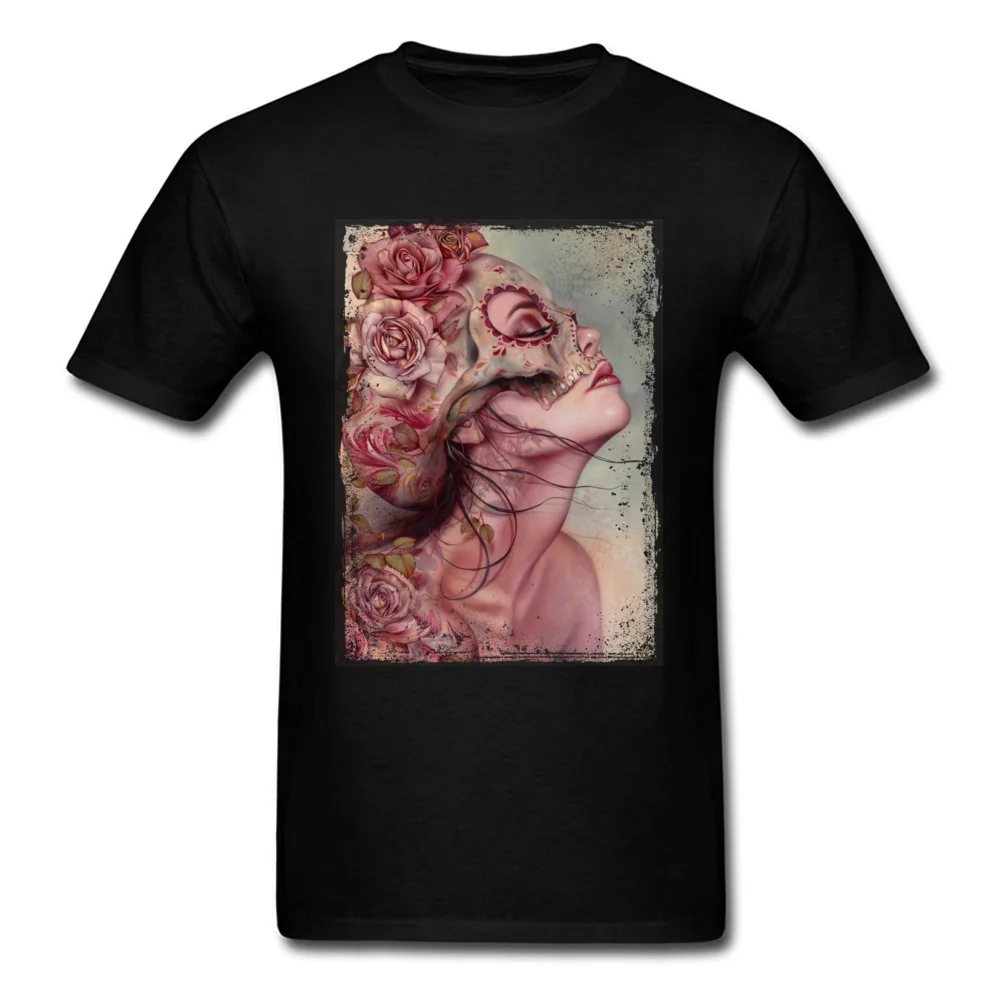 Summer AfterDeath Tshirts Retro Fall Short Sleeve O-Neck Tops & Tees 100% Cotton Male Casual Tops & Tees Top Quality AfterDeath black