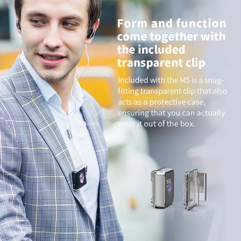  FiiO M5 HiFi Audio AK4377 384kHz-32bit/DSD128 Senza Perdita di Hi-Res Bluetooth Portatile di Musica