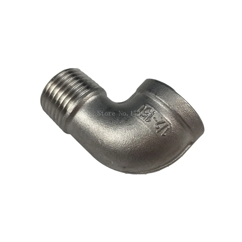 

Homebrew Stainless Steel 90 Degree Elbow 1/2"FPT x 1/2"MPT Pump fitting Threaded