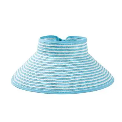 SUOGRY Фирменная Новинка весна лето шляпа козырек Складная широкая с полями, солнце шляпа пляжные шляпы для женщин соломенная шляпа - Цвет: 16