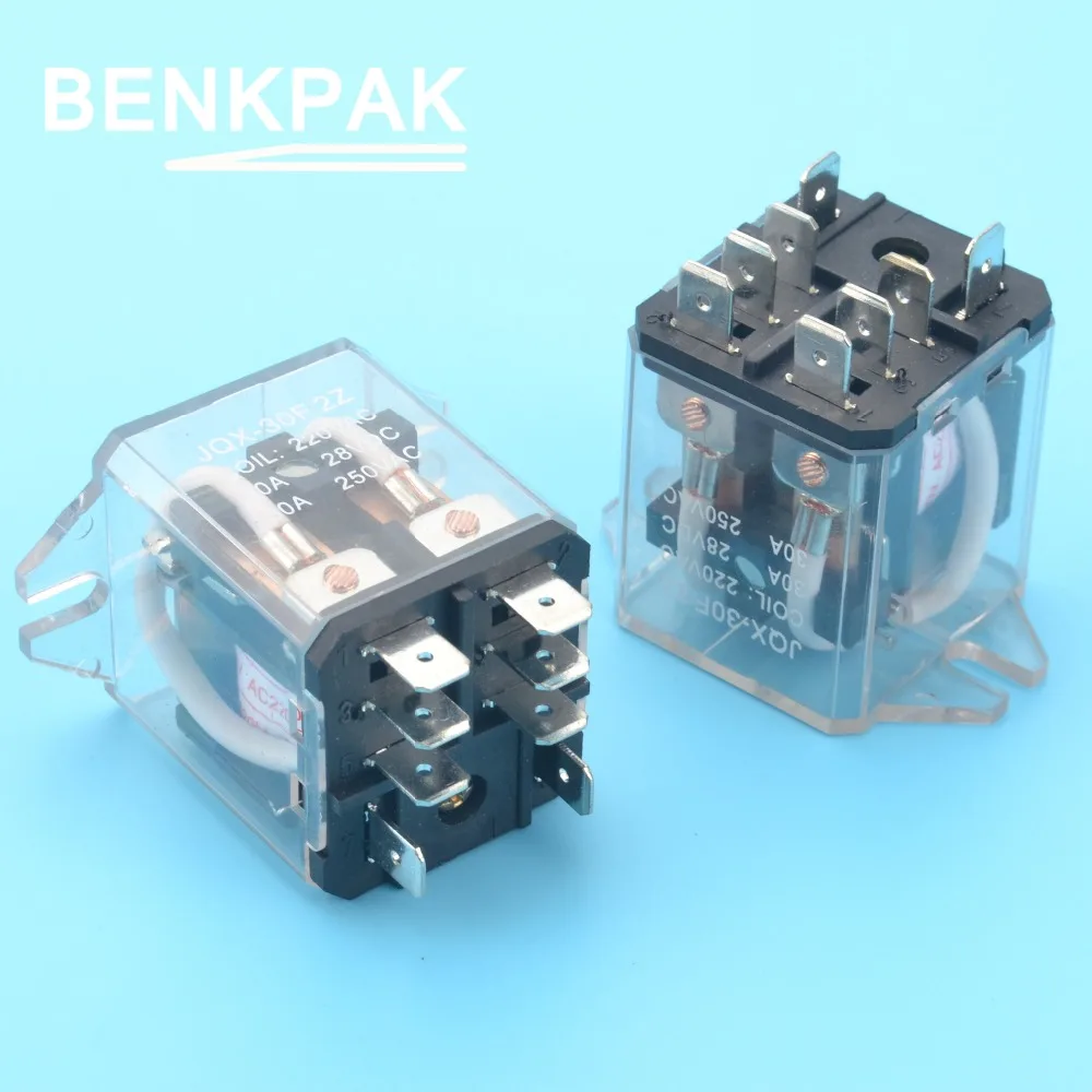 Купить Реле 30а питания jqx-30Ф 2z паза промежуточное реле 8-контактный ...