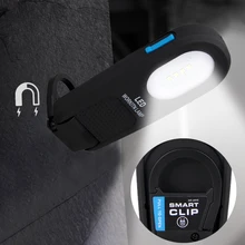 Перезаряжаемый USB Рабочий СВЕТОДИОДНЫЙ свет фонарь автомобильный COB Магнитный ремонтный Фонарь Кемпинг Lanterna подвесной фонарь с крюком Клин