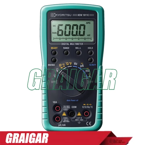 KYORITSU 1011 Digital Multimeters 6040 counts Bar Graph display