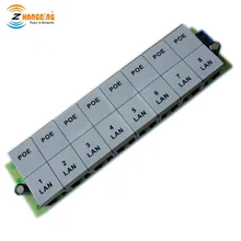 ZQPOEI008-8 портный POE Мощность Over Ethernet POE инжектор 10/100 Мбит/с на EasyN IP камера, VOIP телефон, и Беспроводной точка доступа