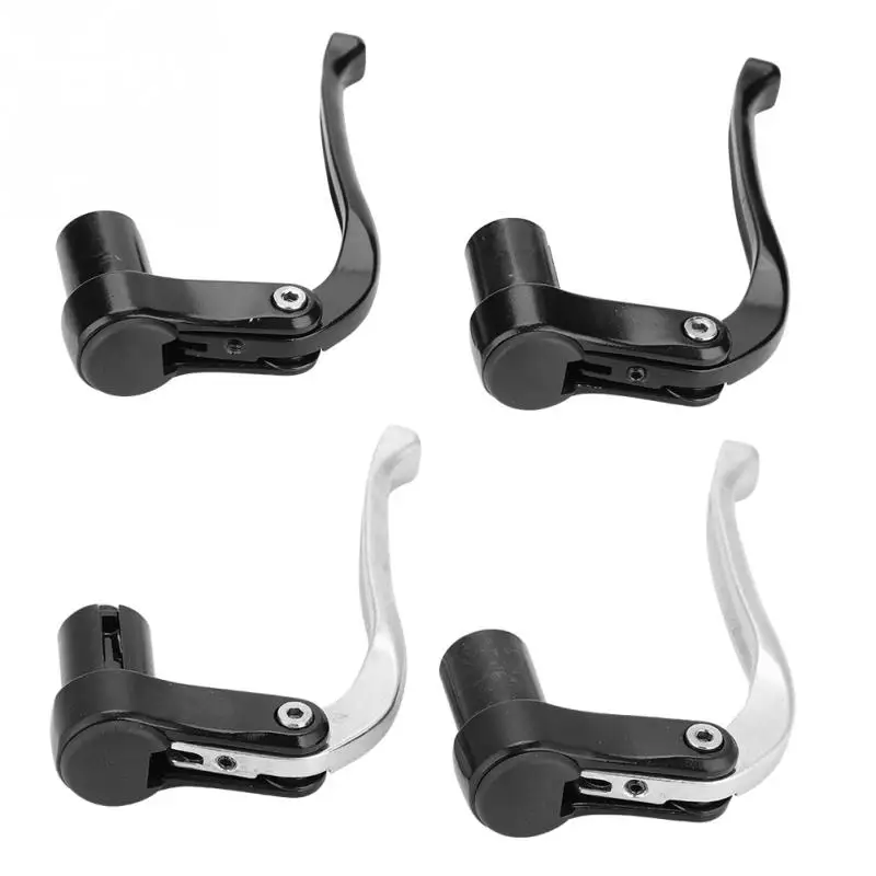 1 Pair Bike Brake Levers Folding Mountain Road Bike Brake Handle Lightweight Aluminum Alloy Bicycle Brake Lever Bicycle Parts